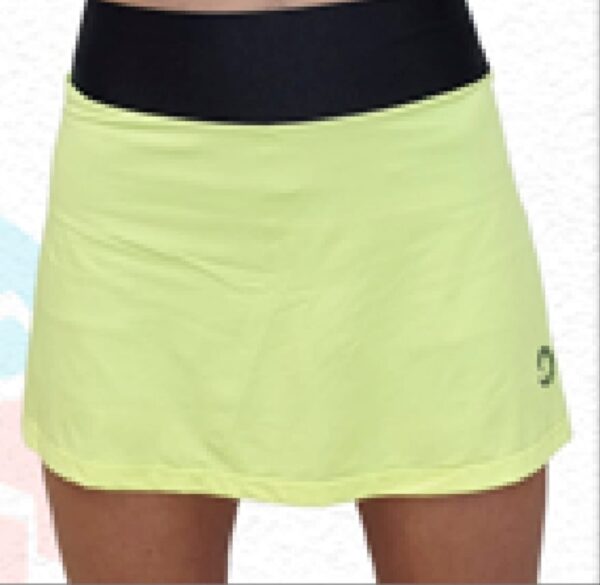 SHORT POLLERA AMARILLO FLUOR P