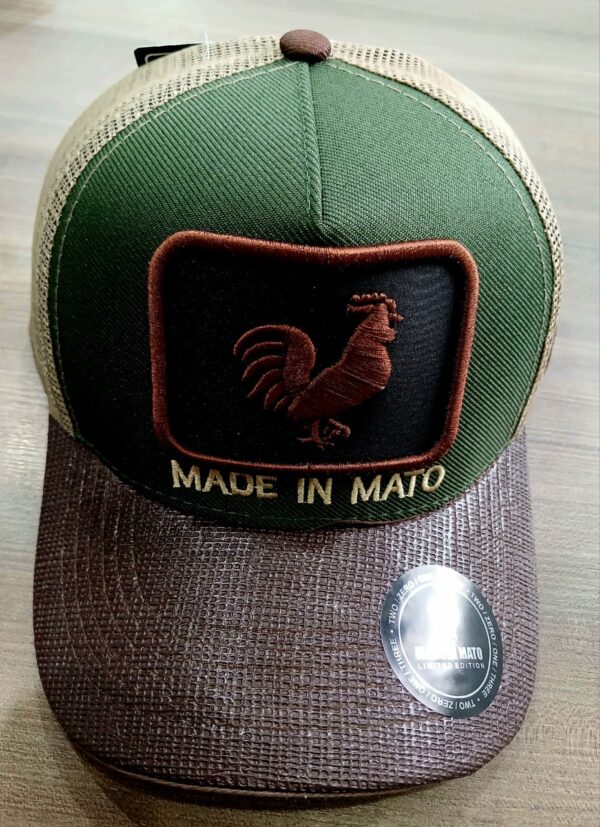 GORRO VERDE LOGO GALLO