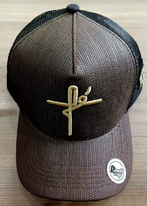 GORRO MARRON LOGO FE