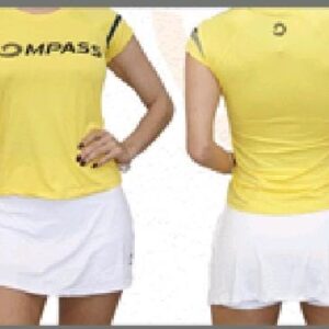 REMERA AMARILLA CON NEGRO FEMENINO P