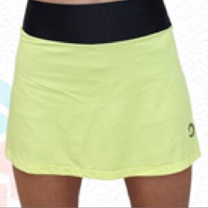 SHORT POLLERA AMARILLO FLUOR G