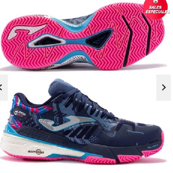 CALZADO SLAM LADY 2403 NAVY BLUE PINK 6.5 US