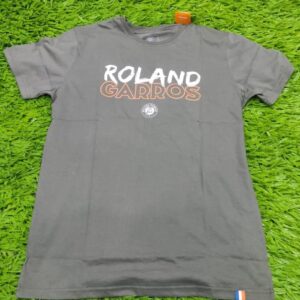 CAMISETA CABALLERO VERDE CON LOGO BLANCO/NARANJA L