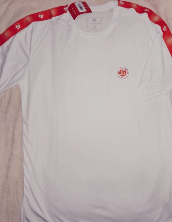 CAMISETA LOGO BLANCO/NARANJA Talla M