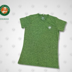 CAMISETA PARA DAMA OPEN MEZCLA VERDE Talla P