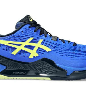 CALZADO MASCULINO GEL RESOLUTION 9 PADEL ILLUSION BLUE/GLOW YELLOW 10.5