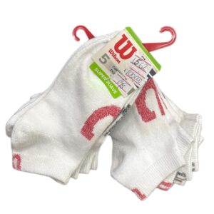 MEDIA TIN CORTO NIÑO CHICO X5 BLANCO LOGO SURTIDO 21.5-23CM