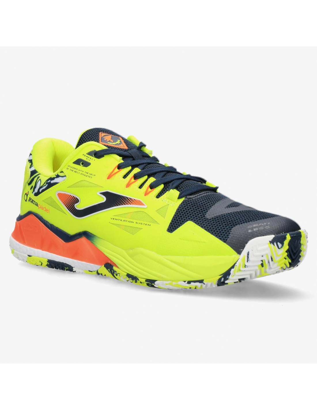 CALZADO SPIN MEN 2403 NAVY LEMON FLUOR 11.5