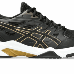 CALZADO ASICS MASCULINO VOLEY GEL-ROCKET 11 BLACK/PURE GOLD 9US