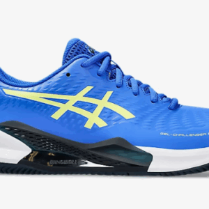 CALZADO ASICS MASCULINO GEL CHALLENGER 14 PADEL ILLUSION BLUE/GLOW YELLOW 10 US