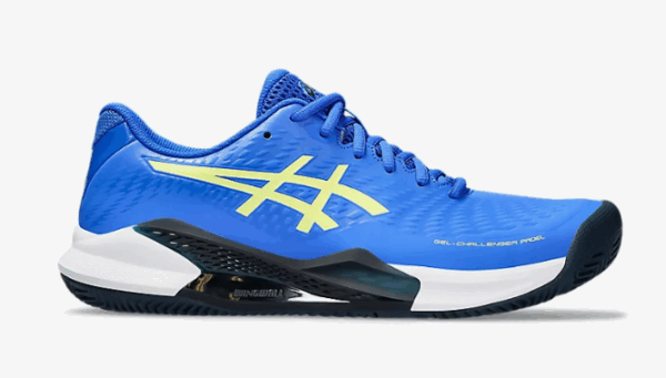 CALZADO ASICS MASCULINO GEL CHALLENGER 14 PADEL ILLUSION BLUE/GLOW YELLOW 10 US