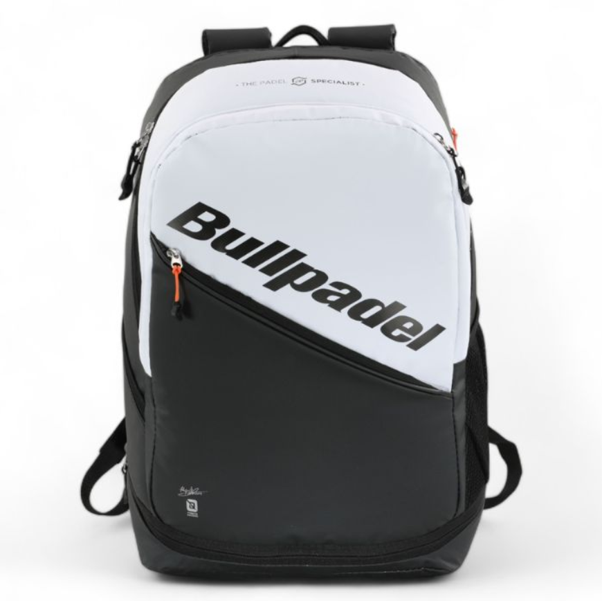 MOCHILA BULLPADEL HACK BLANCO/NEGRO 2025