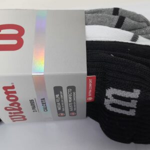 MEDIA FELPA ( 3 PARES ) NEGRO,BLANCO,GRIS