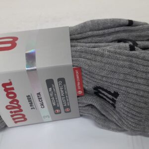 MEDIA FELPA ( 3 PARES ) GRIS