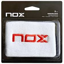 MUÑEQUERA BLANCO/ROJO